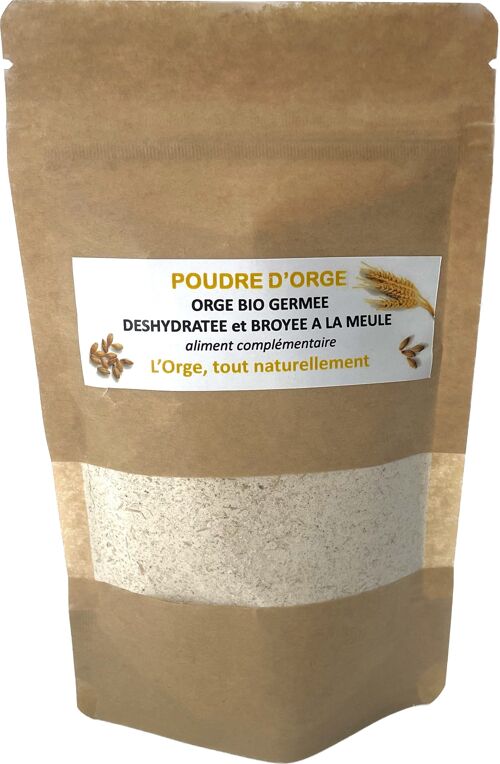 Poudre d'Orge BIO - Note Yuka : 100%