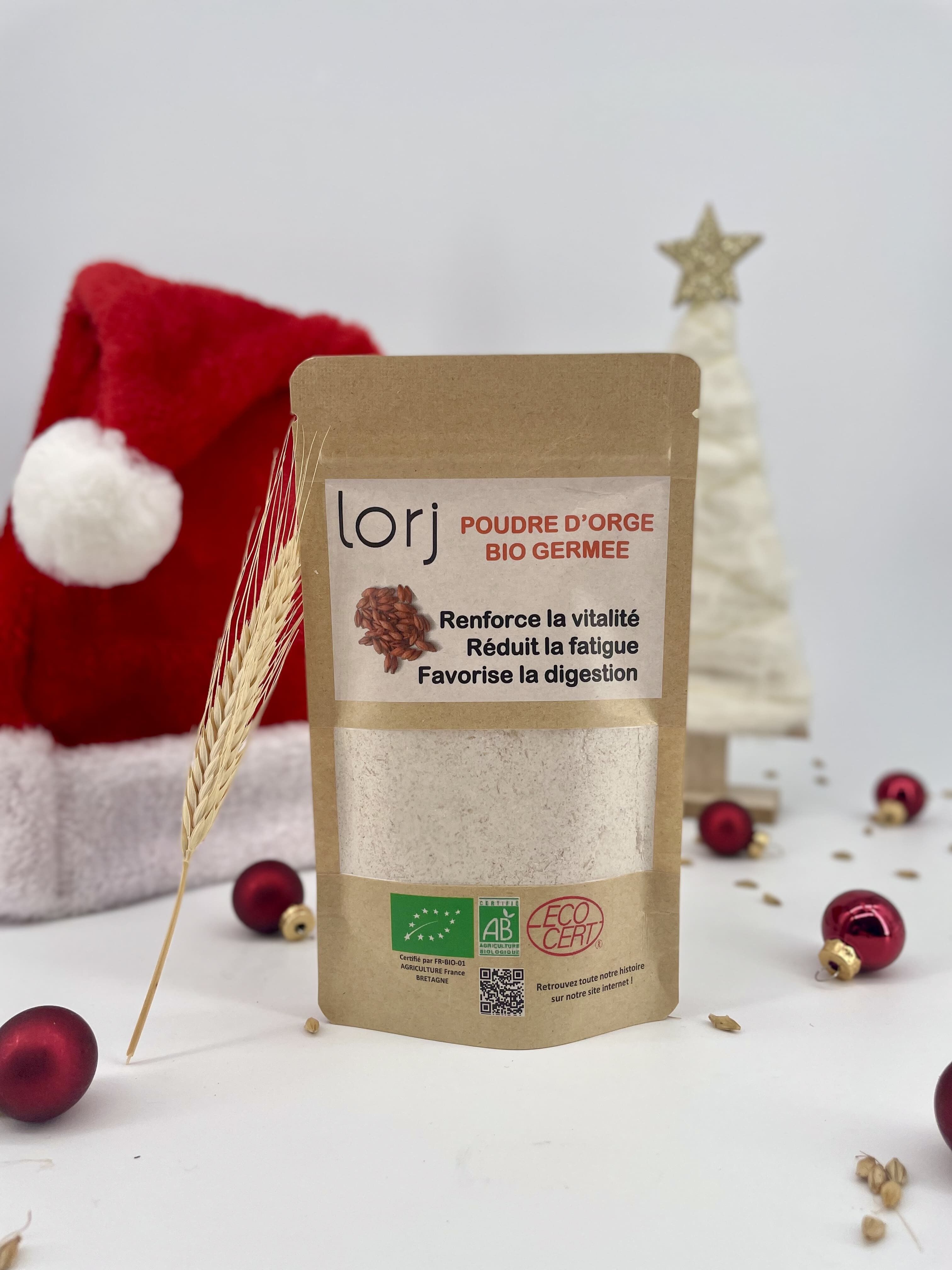 Gekeimtes Gerstenpulver mit Probiotika und Präbiotika - Stärkung und Unterstützung der Verdauung - Vitalitätsbooster - 100 g