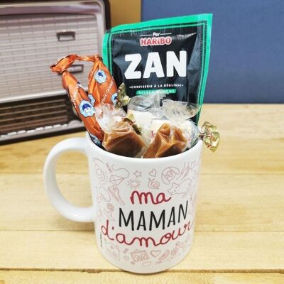 MUG "my loving Mum" retro sweets 60 - Mum Gift