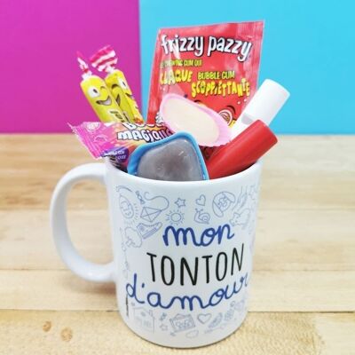 MUG "my Tonton of love" retro sweets 80 - Tonton gift