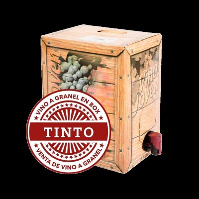 Vino tinto en Bag in box - 5 litros