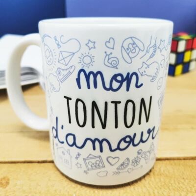 Mug “Mon tonton d'amour” – Cadeau Tonton