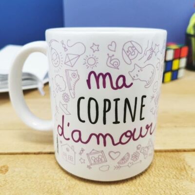 Mug “Ma Copine d'amour” – Cadeau Copine