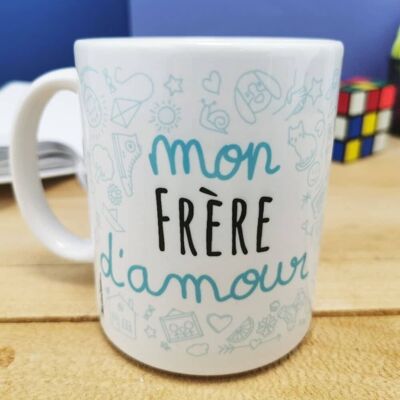 Taza “Mi querido hermano” – Regalo hermano