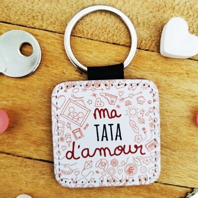 "My love Tata" key ring - Tata gift