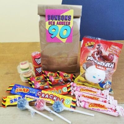 90er-Jahre-Retro-Süßigkeiten-Tasche