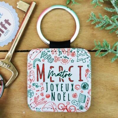 "Thank you Master - Merry Christmas" key ring (Christmas collection)