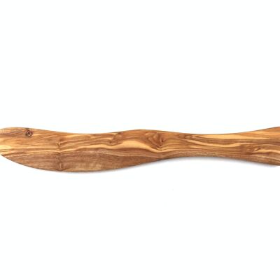 Couteau à tartiner fait à la main en bois d'olivier