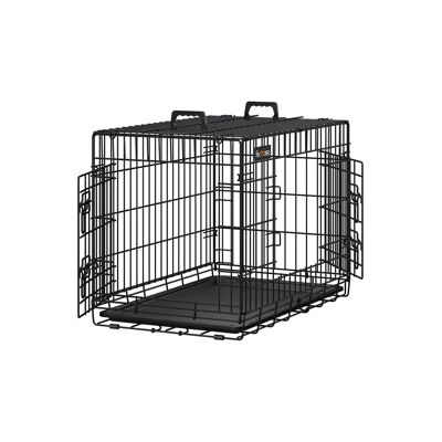 Dog cage with 2 doors