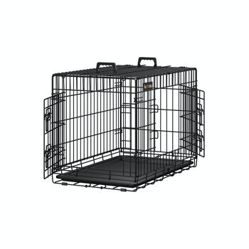 Cage pour chien avec 2 portes 1