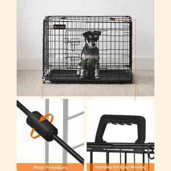 Cage pour chien avec 2 portes 10