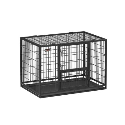 Dog cage with 2 doors 107 x 70 x 74.9 cm