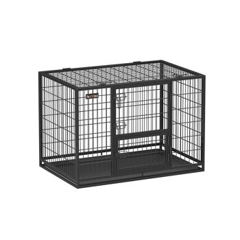 Cage pour chien avec 2 portes 107 x 70 x 74,9 cm 2