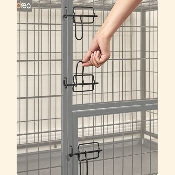 Cage pour chien avec 2 portes 107 x 70 x 74,9 cm 10