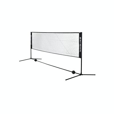 Black portable badminton net