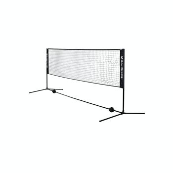 Filet de badminton portable noir 1