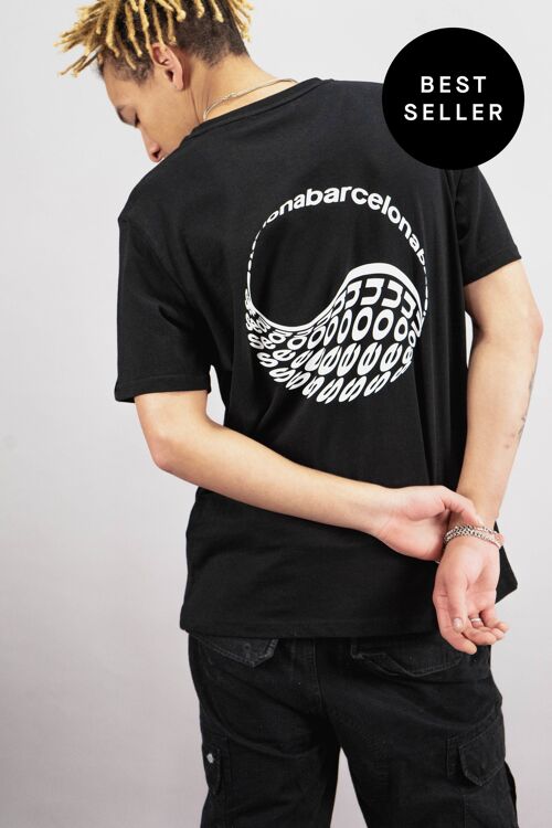 SEOUL X BARCELONA BLACK T-shirt