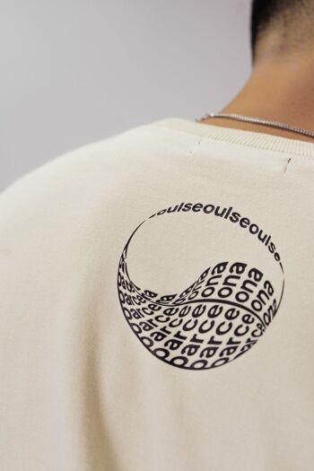 Sweat BARCELONA X SEOUL NOIR LOGO 1