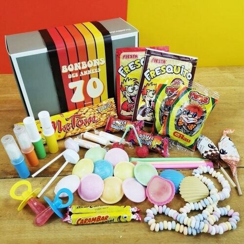 Boîte Bonbons des années 70