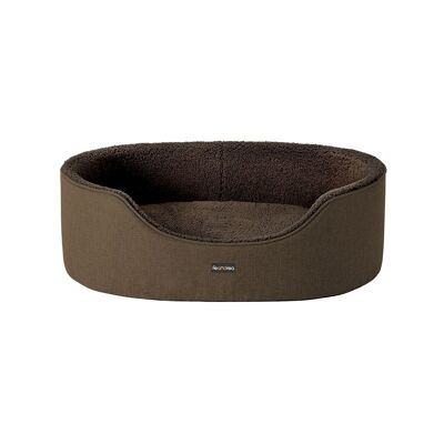 Cama para perro con borde alto 92 x 72 x 28 cm