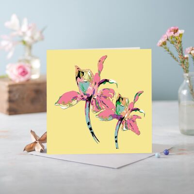 Flora Pop Buttercup Greeting Card