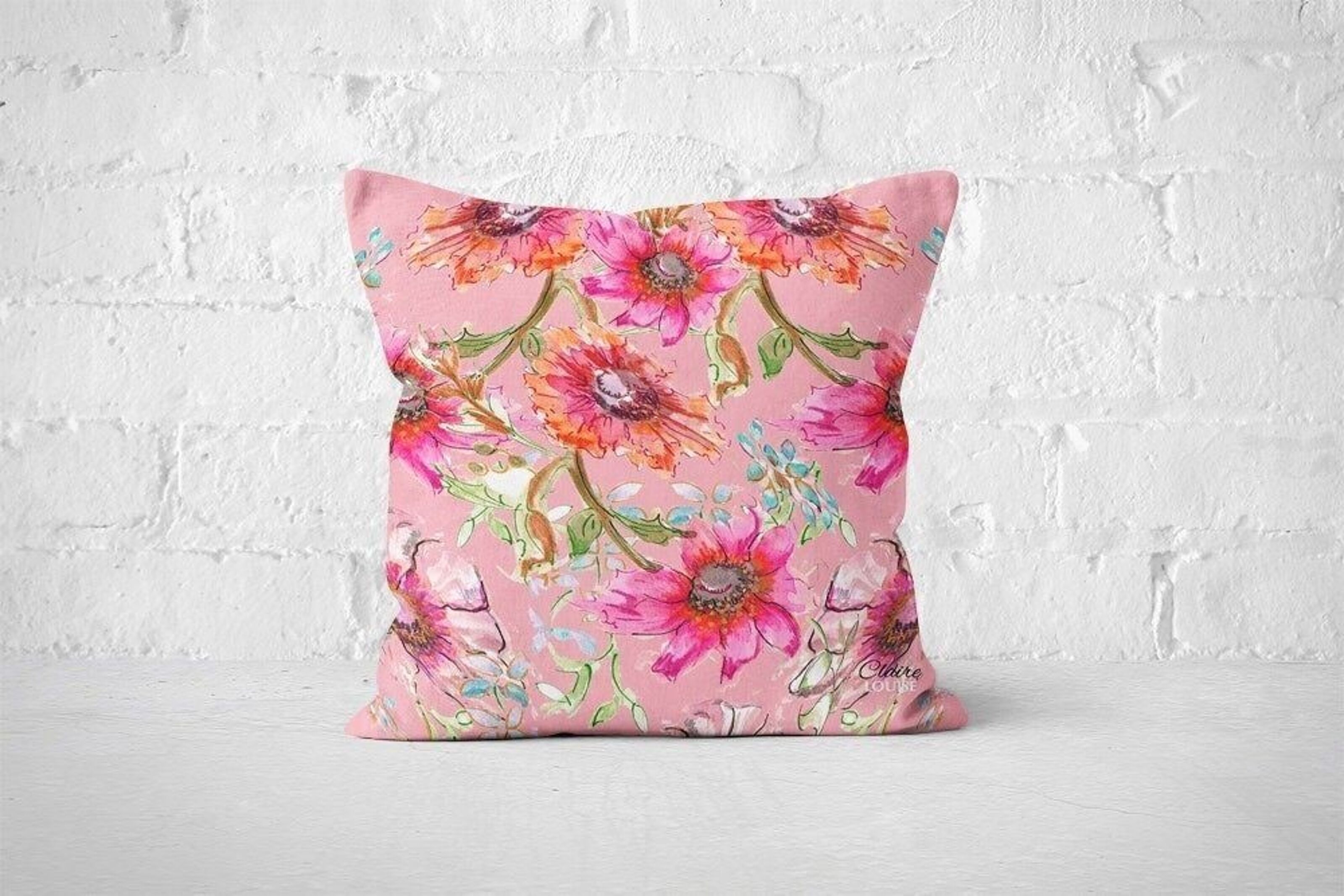 Pink floral pin cushion, These cute little pin cushions are…