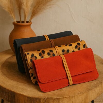Pochette à Tabac Éco-Friendly en Cuir Recyclé - IBIS