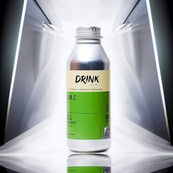 Drink Waters Basilic Menthe Concombre - 470ml - Bouteille Aluminium 1