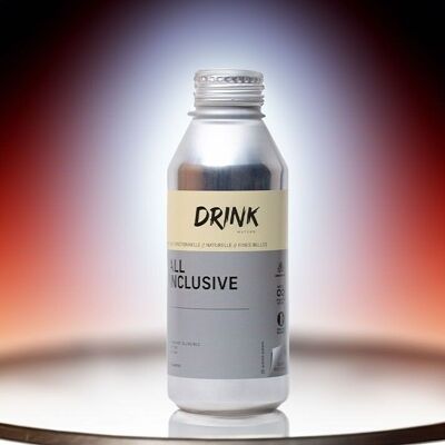 Trinkwasser All Inclusive – 470 ml – Aluminiumflasche