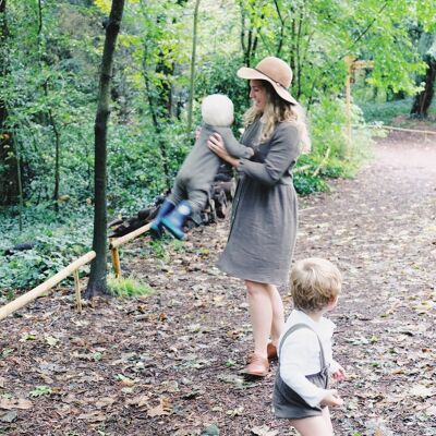 Paloma khaki dress