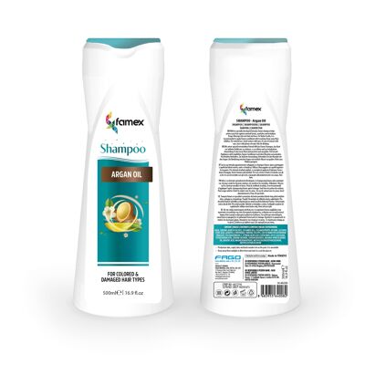 Shampooing aux herbes à l'huile d'argan 500ML