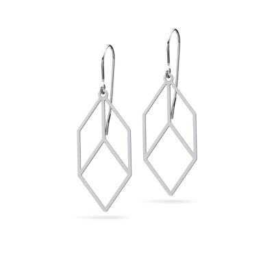 Earrings "Cubica" | stainless steel