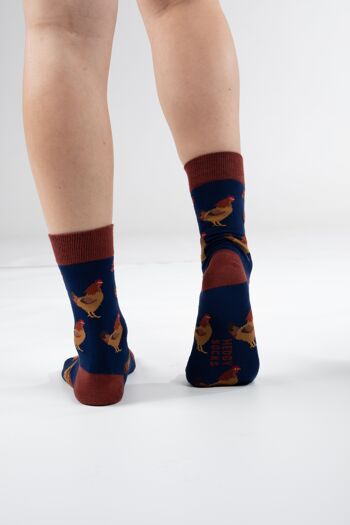 CHAUSSETTES BAMBOU POULET 3