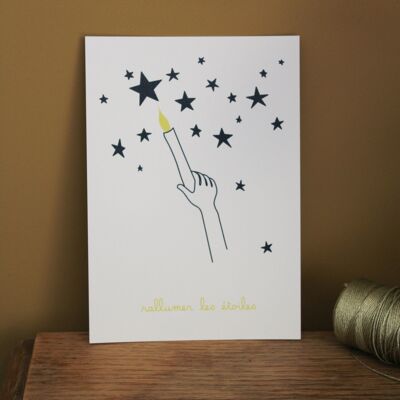 Postal reavivar las estrellas