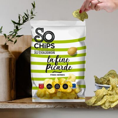 Chips fines herbes 125g label Qualité Artisan