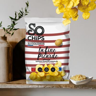 Chips Oignons rissolés 125g label Qualité Artisan