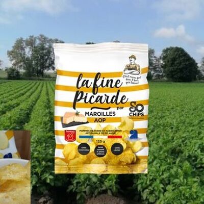 Chips Maroilles AOP 125g label Qualité Artisan
