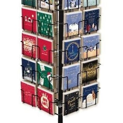 Double card display - Assortment of 64 models with 2 permanent range sides and 2 "end of year" sides