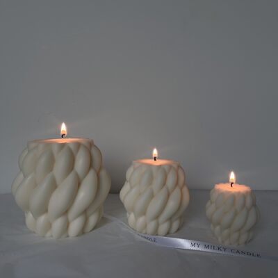 Luna cream candle | decorative candle | quirky gift