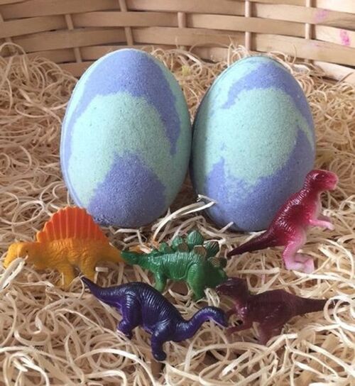 Dinosaur Egg Bath Bomb - Toy Dinosaur Inside