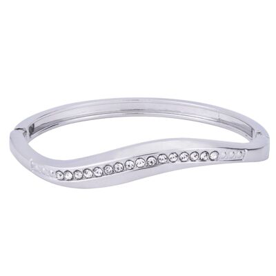 Kylie Base Alloy Crystal Klapparmband