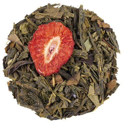 Organic Tianzhu Green Tea | Chilli Jasmine Strawberry Flavor