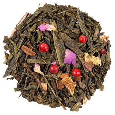 Organic Sichuan Green Tea | Orange Cinnamon Flavor