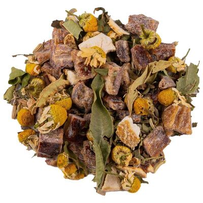 Organic chamomile verbena herbal tea | Vanilla orange flavor