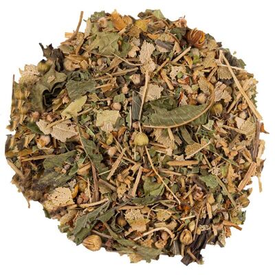 Té de hierbas orgánico de tilo y menta