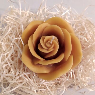 Vela de cera de abeja pura - rosa