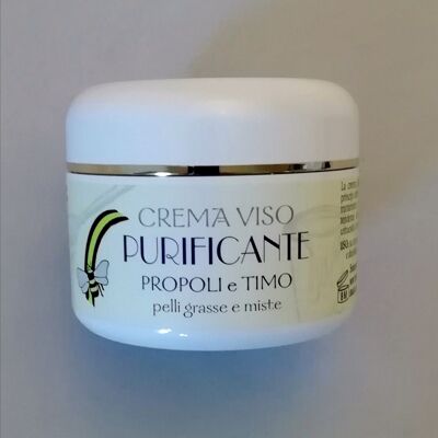 Crema viso purificante