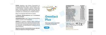 Omnilact Plus (100 gélules) 2