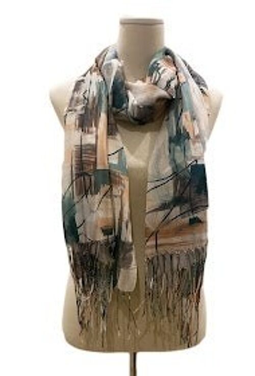 foulard été 2023 het-60028 beige