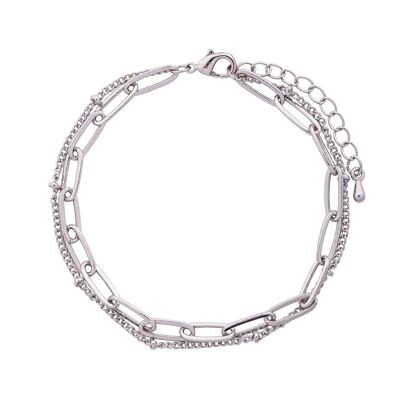 Bracciale con chiusura in lega di base Alesha DB2033R